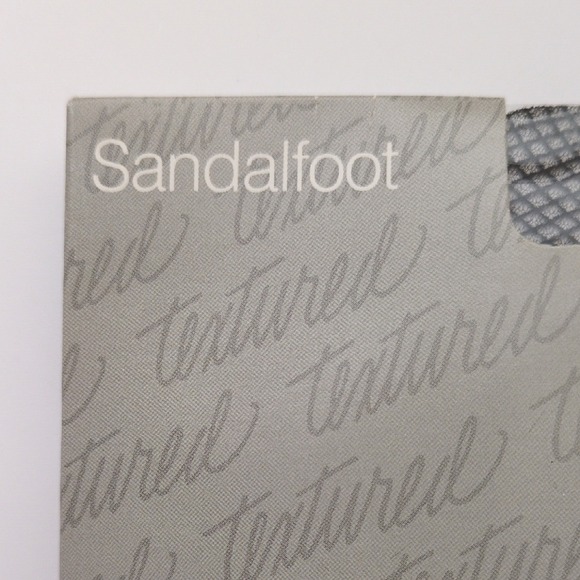 Vintage JCPenney Sheer Caress Black Fishnet Pantihose Stocking Tights - SHORT - Picture 4 of 7